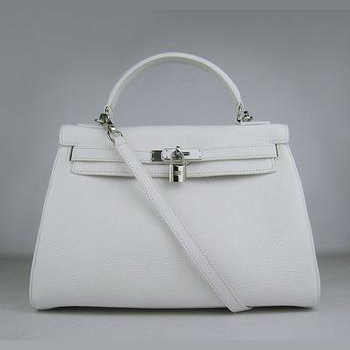 HKL32O0WS014 Hermes Kelly Borse 32CM White (argento)